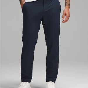 Lululemon ABC Classic Fit Trouser. Navy. Size 33 waist x 32 length.